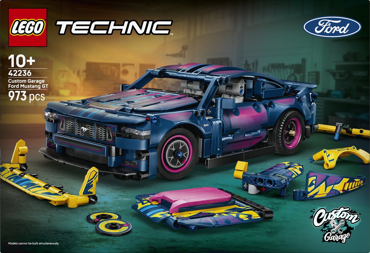 LEGO Technic Aanpasbare Ford Mustang GT Auto Speelgoed voor Kinderen en Decoratie 42236 — afbeelding 5