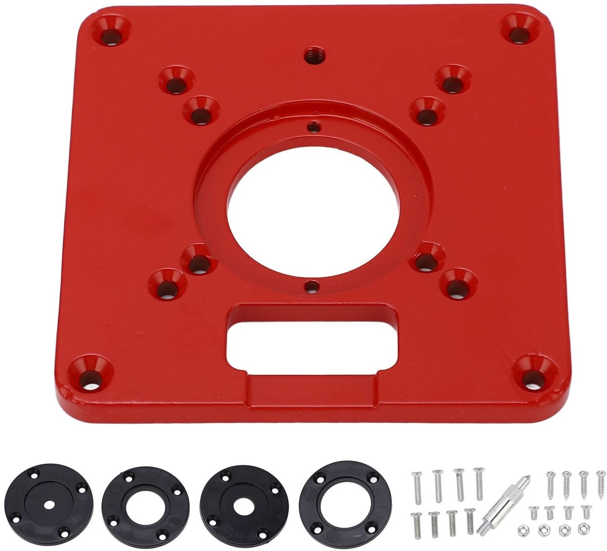 Dailygoods - Dailygoody - Universele Freestafel Inlegplaat - Houten bewerkingen - Duurzaam aluminium - Freesbank accessoires - Versterkte constructie - Geschikt vo