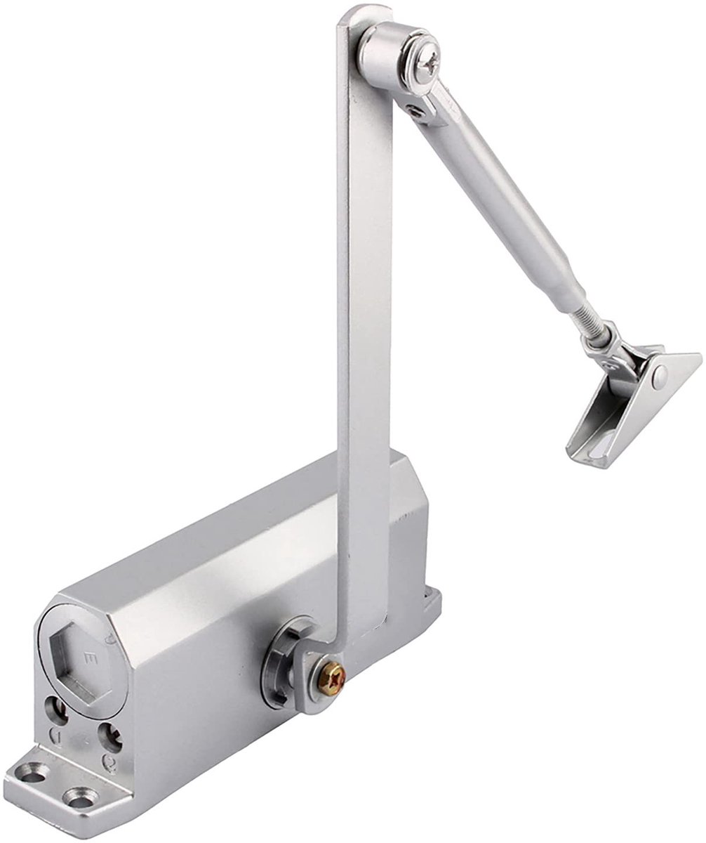 Dailygoods - Dailygoody - Deursluiter - Automatische veerdeursluiter - Hydraulisch en instelbaar - Zilver - Brandbeveiliging - Geschikt voor binnendeuren - Voor de..