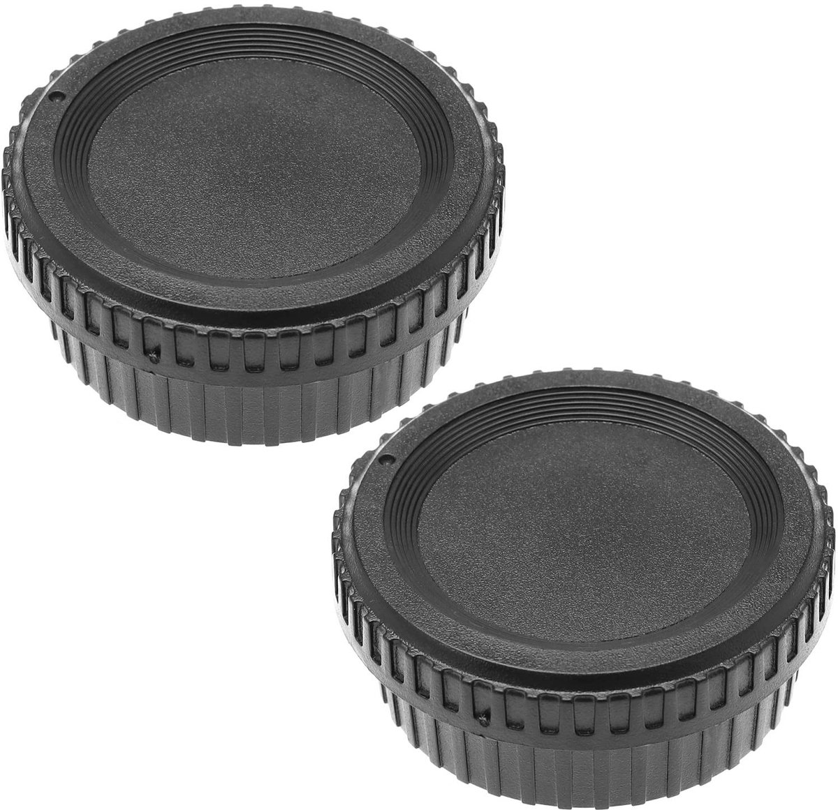 Dailygoods - Innovra - Dailygoody - Camera Accessoires - Lens- en Body Caps - Zwart - Vervangingsset - Geschikt voor Nikon DSLR-camera's - Zwart