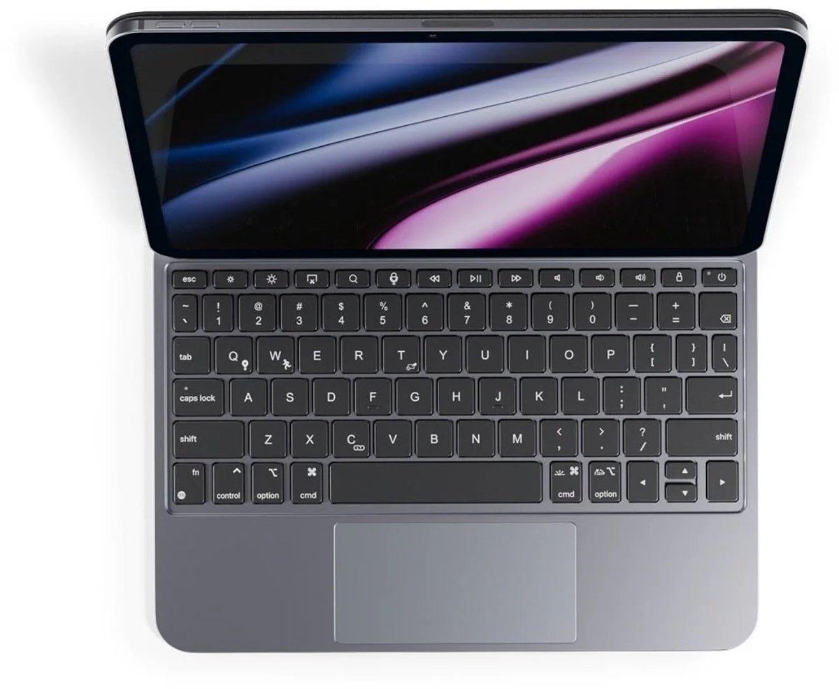 Epico UltraBoard Slim Aluminium Toetsenbord Case QWERTY (US) voor Apple iPad Pro 11 inch (2018-2022) / iPad Air 11 inch (2020-2026) Space Black — cadeau in Telefoon & Tablet - foto 8