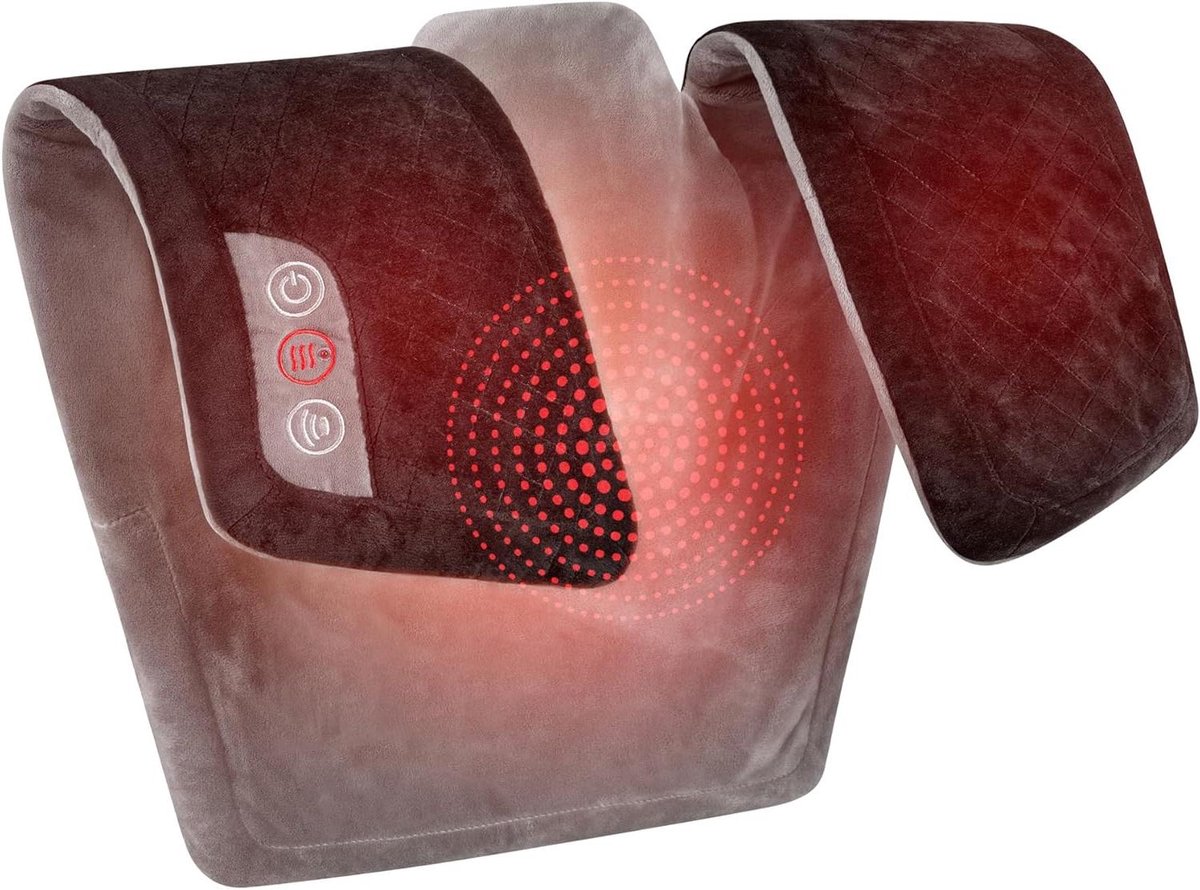 Nekmassage Verwamed - Shiatsu Draadloos - Spiersontspanning - Flexibel