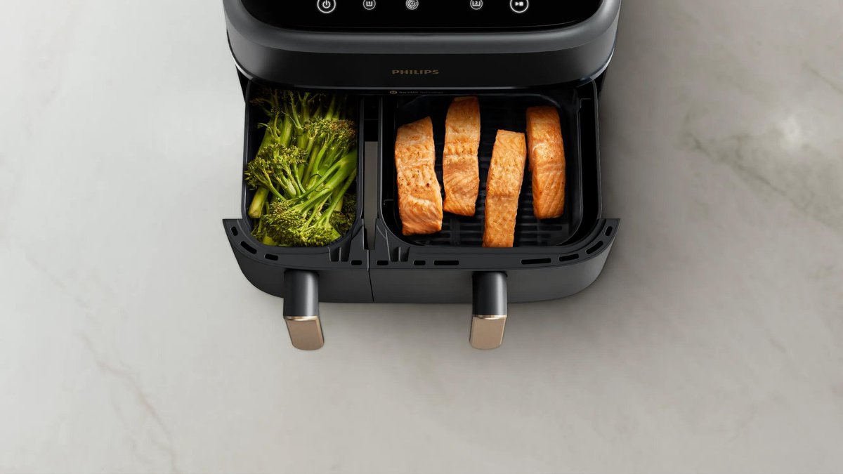Philips Rapid Air Serie 3000 NA352/00 - Airfryer - Dubbele Mand - 9 Liter – foto 4