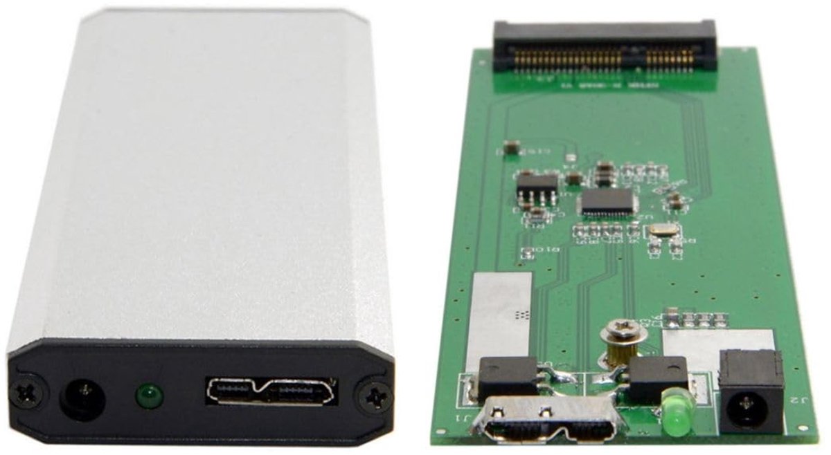 Dailygoods - Dailygoody - USB 3.0 naar SATA Harde Schijf Behuizing - Compatibel met EP121 UX21 UX31 - Slim en Lichtgewicht - Voor SSD's - Ideaal voor Dataopslag