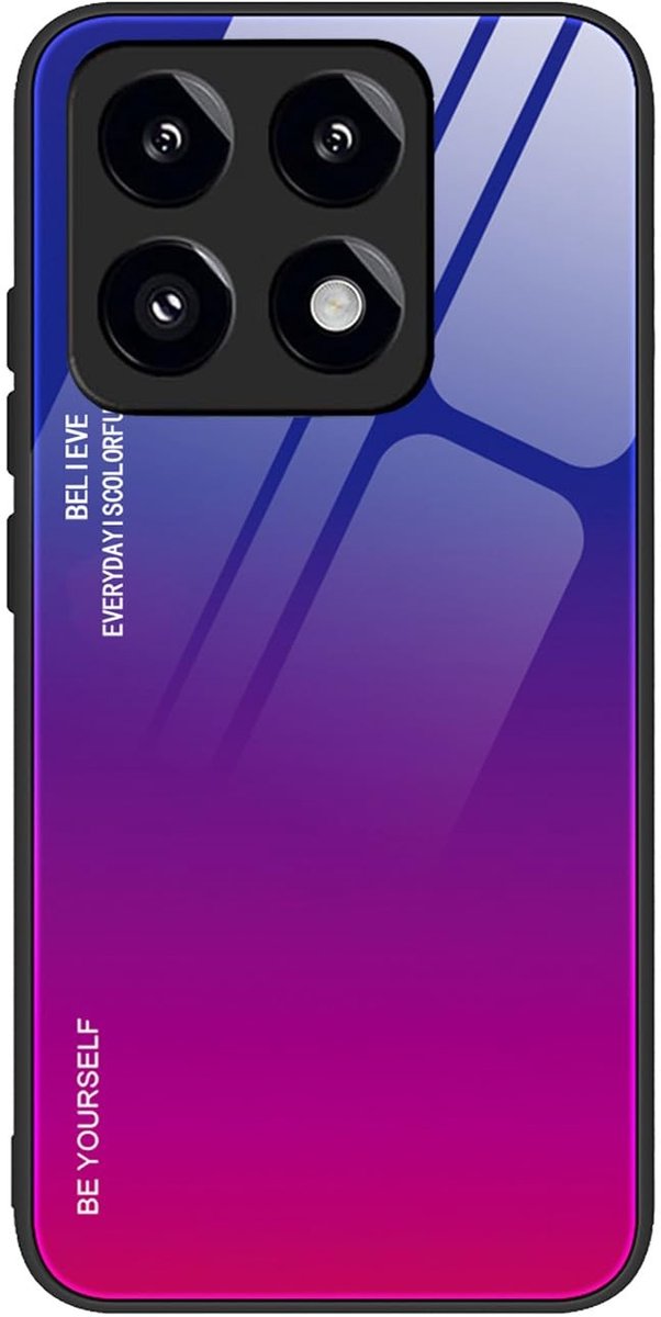 Dailygoods - Schokbestendig Hoesje voor Xiaomi 15T met Kleurrijk Kleurverloop