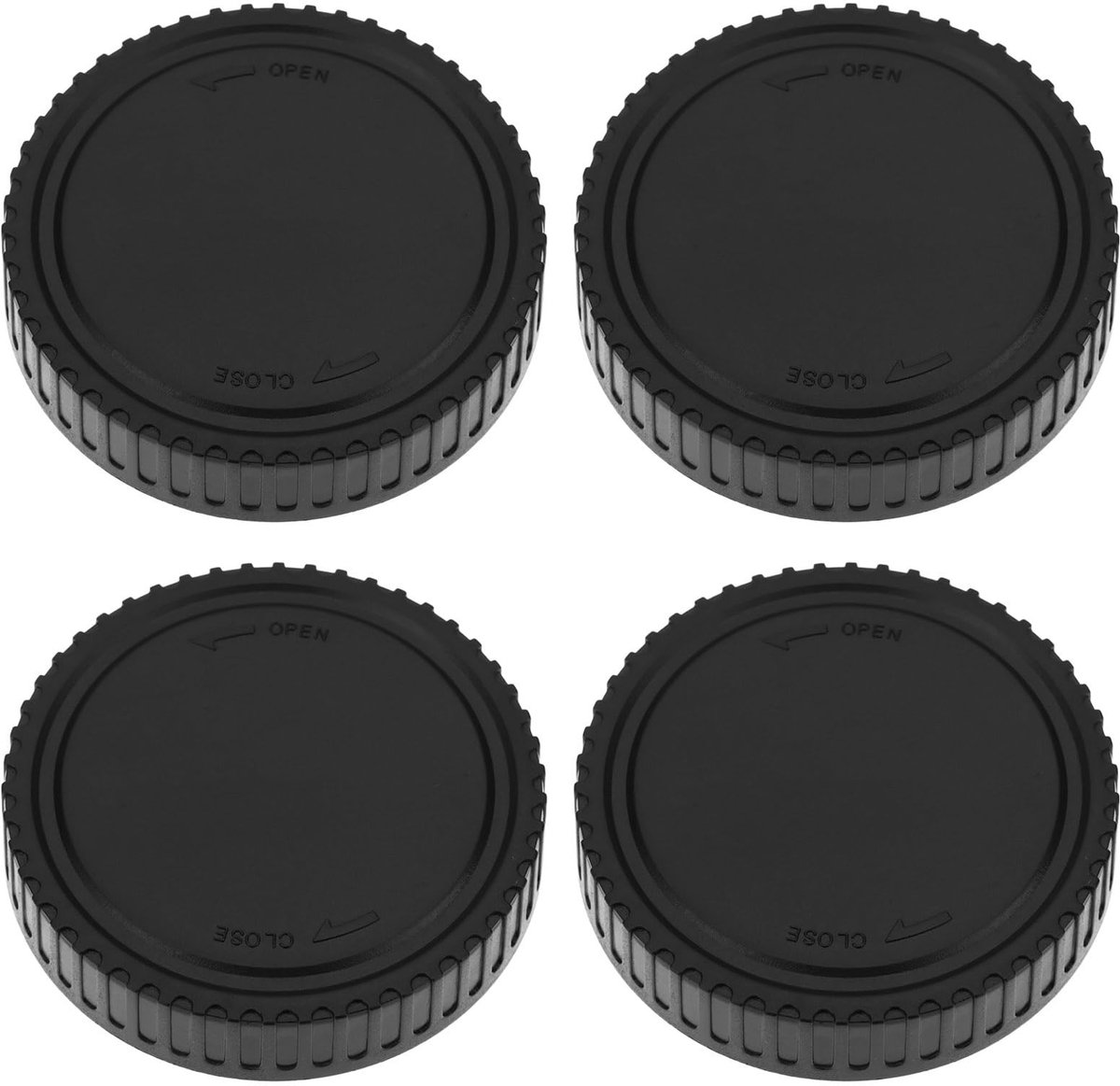 Dailygoods - 4x Camera Achterlens Cap voor Stabiliteit en Bescherming