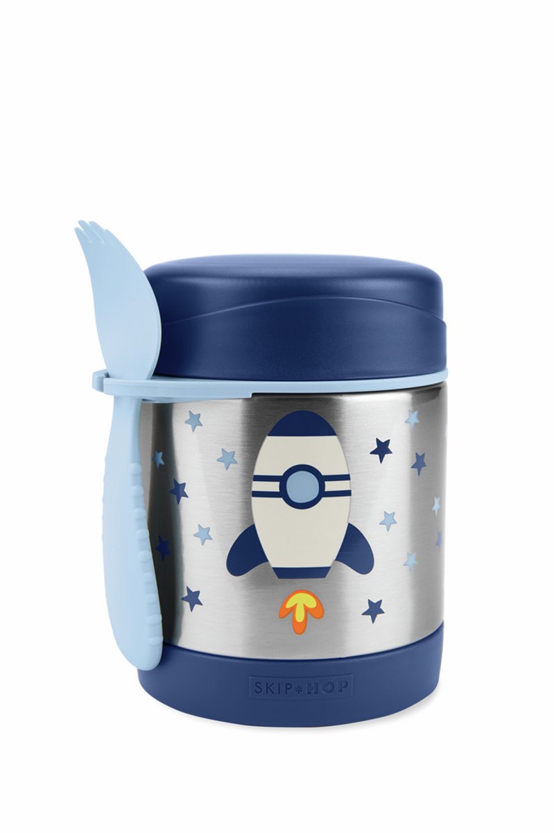 Skip Hop thermosbeker voor kinderen - voedselcontainer Rocket design.