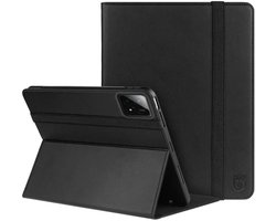 Rosso Element Hoes Geschikt voor Xiaomi Pad 6S Pro 12.4 | Book Case | Volledige bescherming | Elastische band | Sleep/Wake functie | Met Penhouder | Verstelbare standaard | Zwart