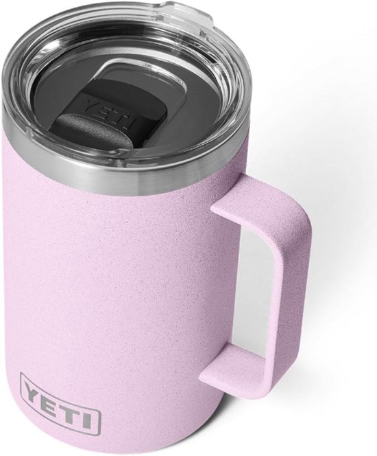 YETI Rambler Mug – Cherry Blossom 710ml – Keramische Binnenlaag – Dubbelwandig Vacuüm Geïsoleerd – RVS Stapelbare Koffiemok met MagSlider Deksel — afbeelding 3