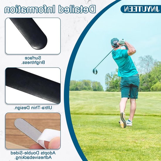 30 Stuks Zelfklevende Lood Tape voor Golfclubs en Tennisrackets, Ideaal voor Versterking en Balans van Sportuitrusting — afbeelding 2