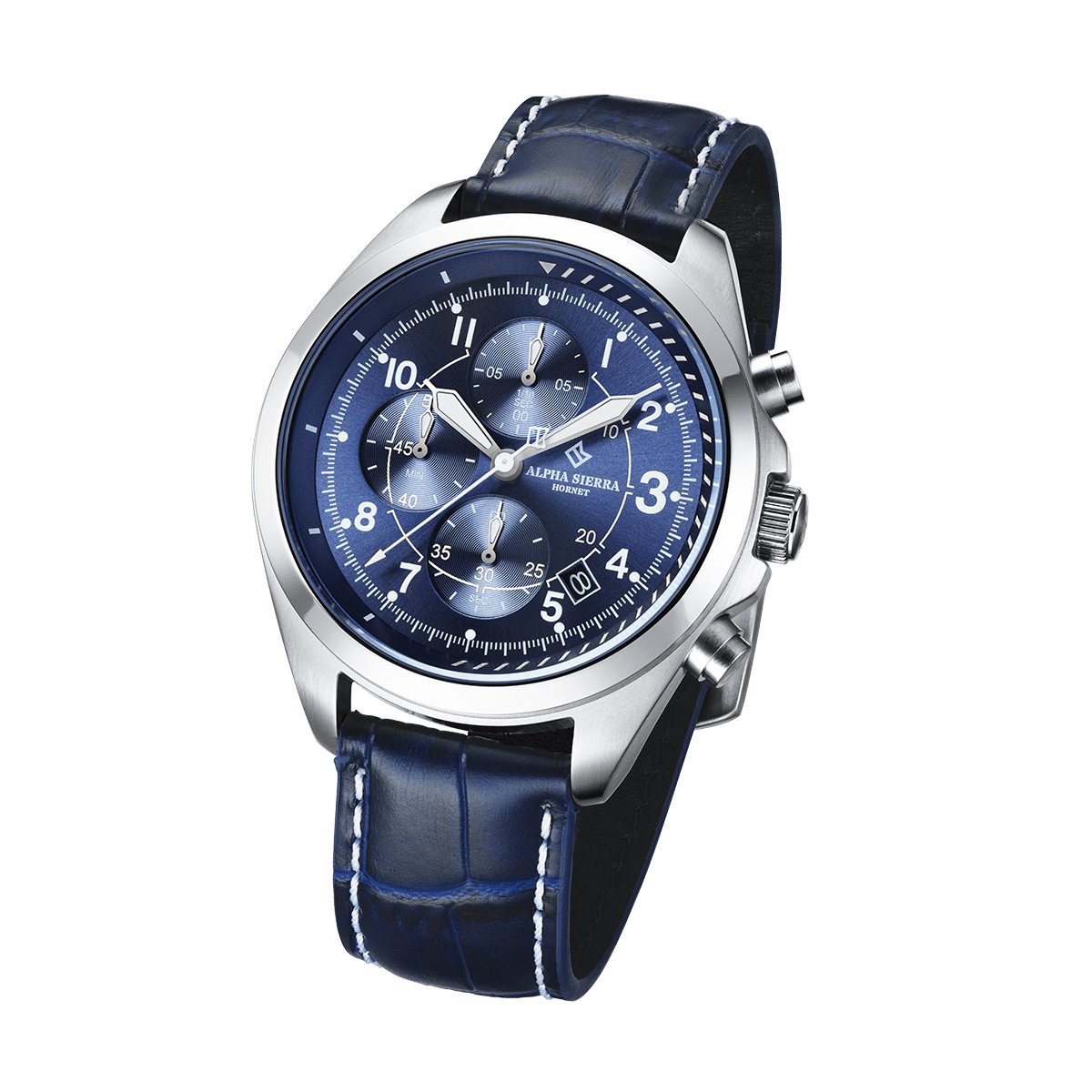 Alpha Sierra - Heren Horloge Hornet - Zilver