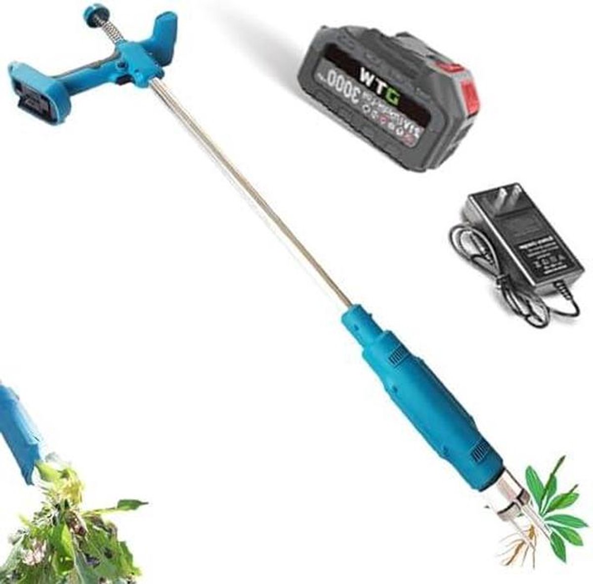 Elektrische Onkruidtrekker - Wortelverwijderaar Staand - Tuin Onderhouden - Staand Gebruik Rugbesparend - 1.54 kg - Zwart