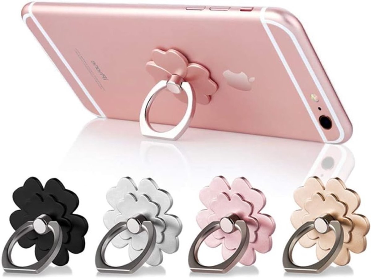 360° Rotatie Telefoon Ring Grip Houder - Universele Stand voor Smartphones en Tablets