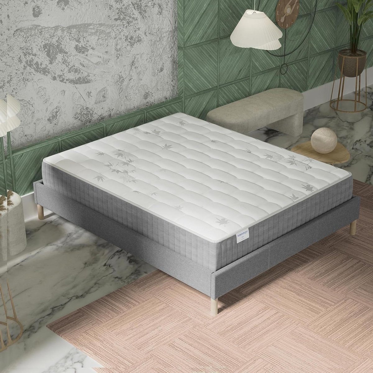 Hybride Matras - Pocketvering Traagschuim Matras - Gezond Slapen - 7 Comfortzones - 160x20