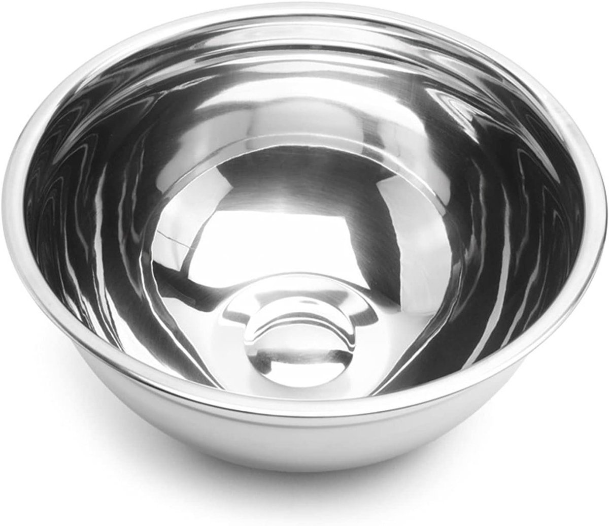 RVS Mengkom - Salade Kom - Keukenwerk - Nesting Ontwerp - 22 cm - Zilver