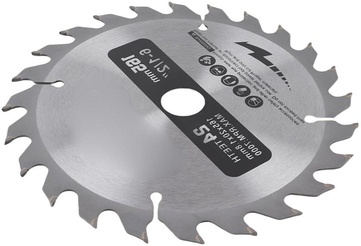 Cirkelzaagblad - Zaagblad Hout - Hout Zagen - 24 Tanden - 165 mm - Metaal