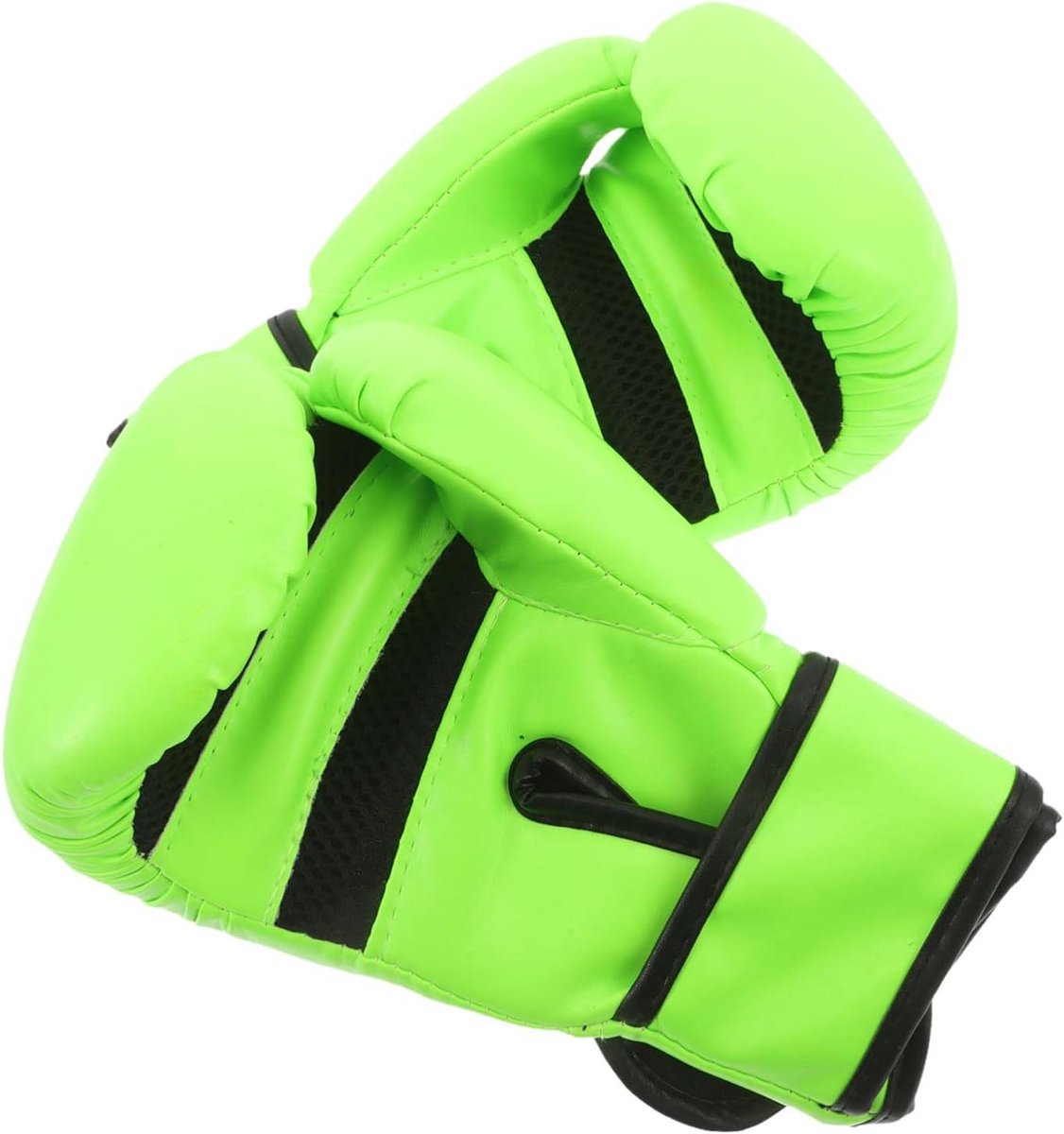 Kinder Bokshandschoenen - Kickboks Handschoenen Tiener - Sport Training - Beschermend Schuim - 21x12x9 cm - Lichtgroen