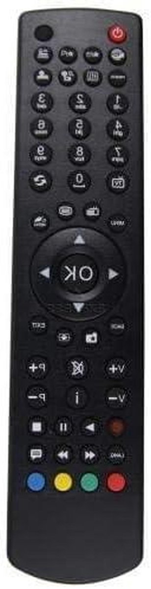 Afstandsbediening - Afstandsbediening TV - TV Bediening - Origineel Model - WD19LED13 - Zwart