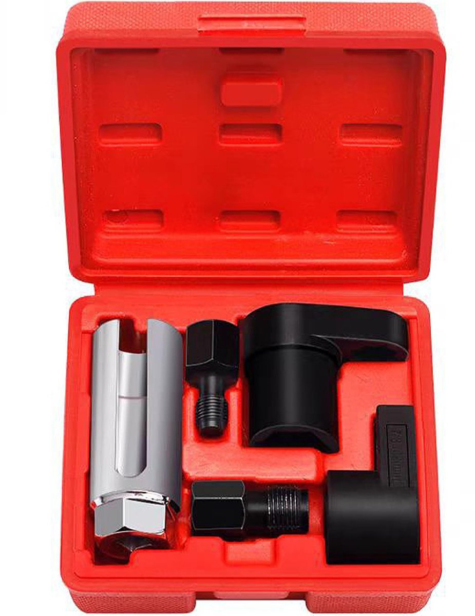Dailygoody - 5-delige lambdasonde gereedschapset - Lambdasonde sleutelmoerenset - Snel en eenvoudig zuurstofsensoren verwijderen - Geschikt voor de me...