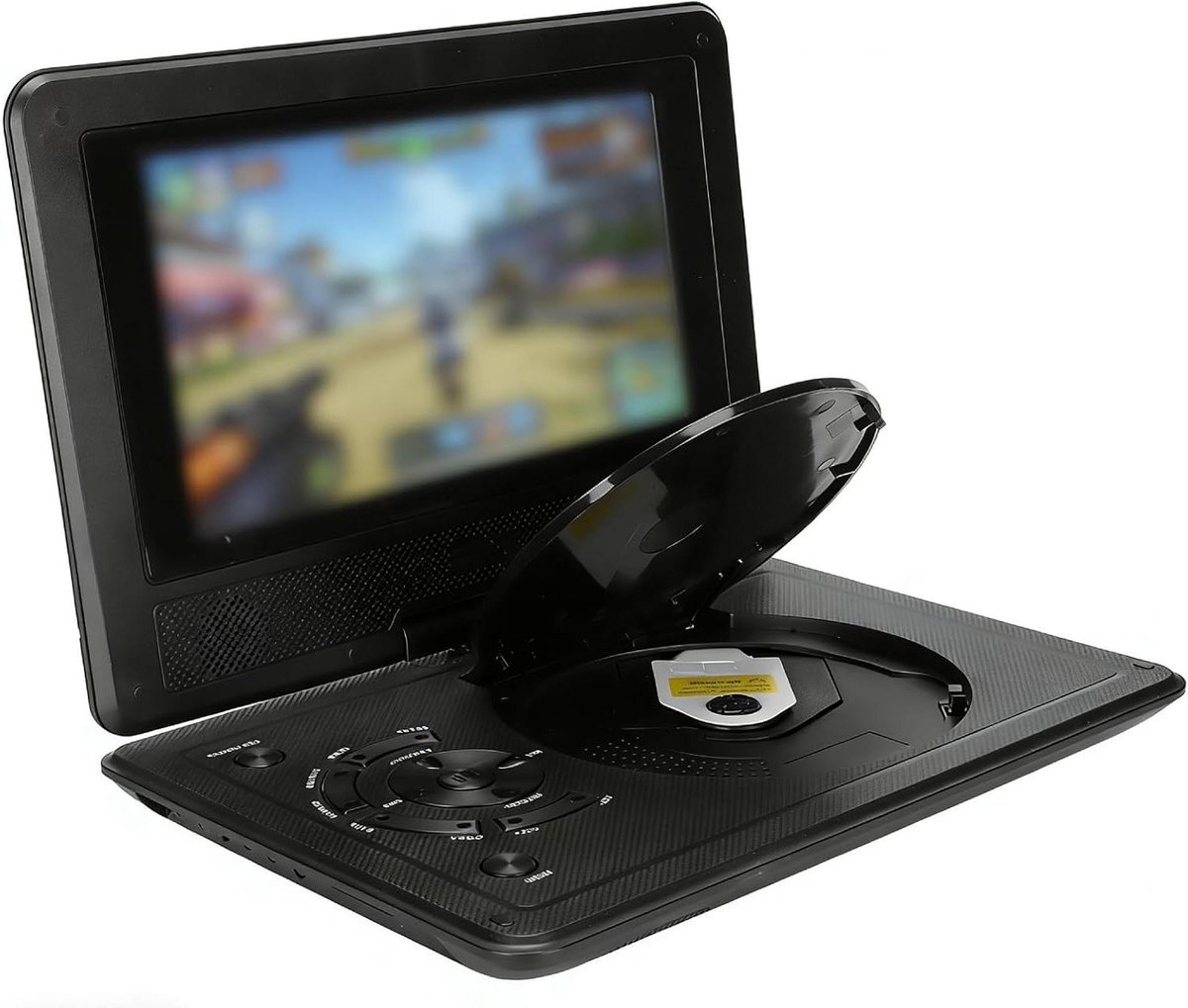 Draagbare DVD Speler - Auto TV Speler - Reizen met Kinderen - Met Handvat - 85 inch - Zwart