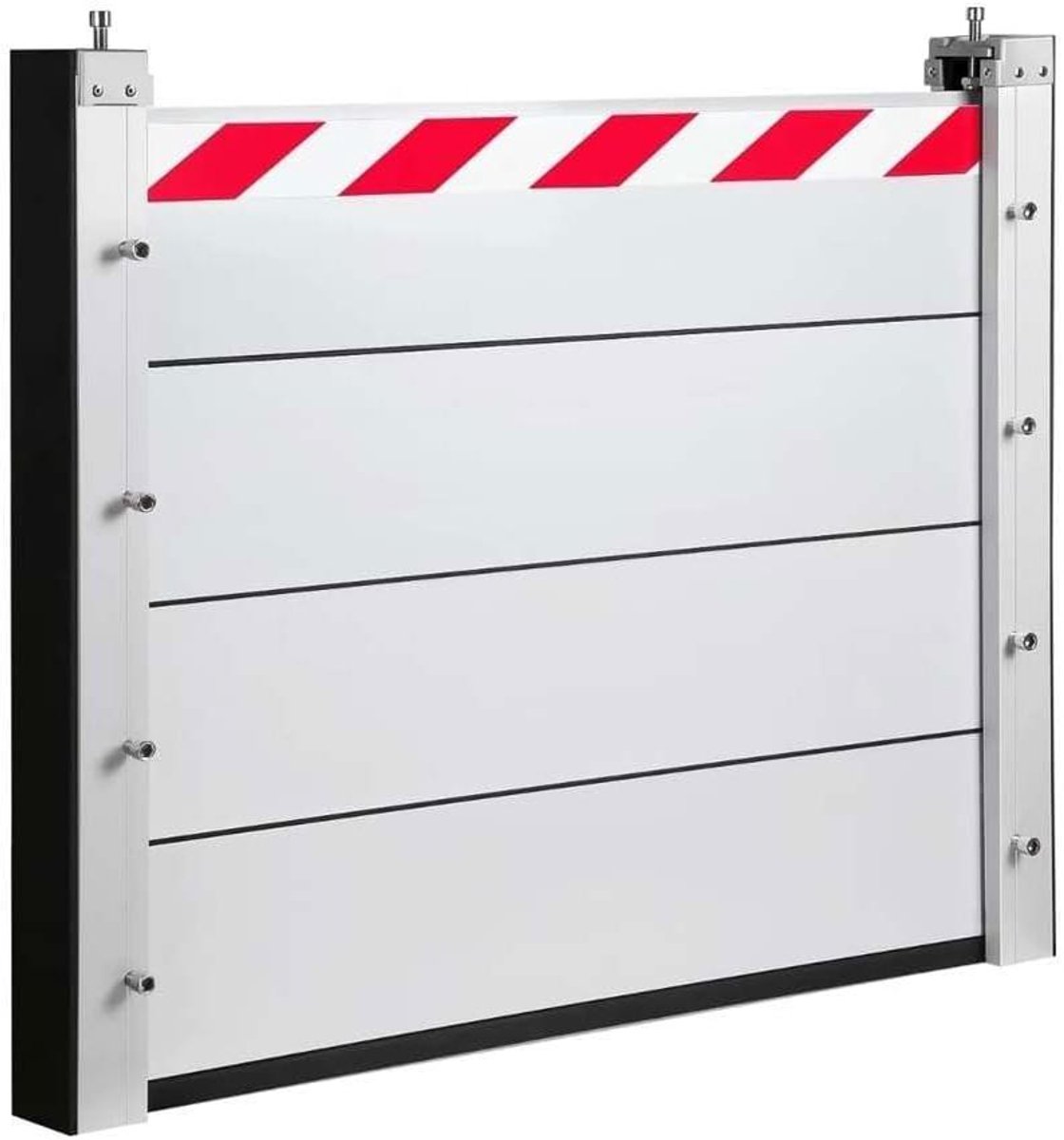 Waterkering Garagedeur - Waterstop Deur - Water Overlast Voorkomen - Aluminiumlegering - 85x20cm - Grijs