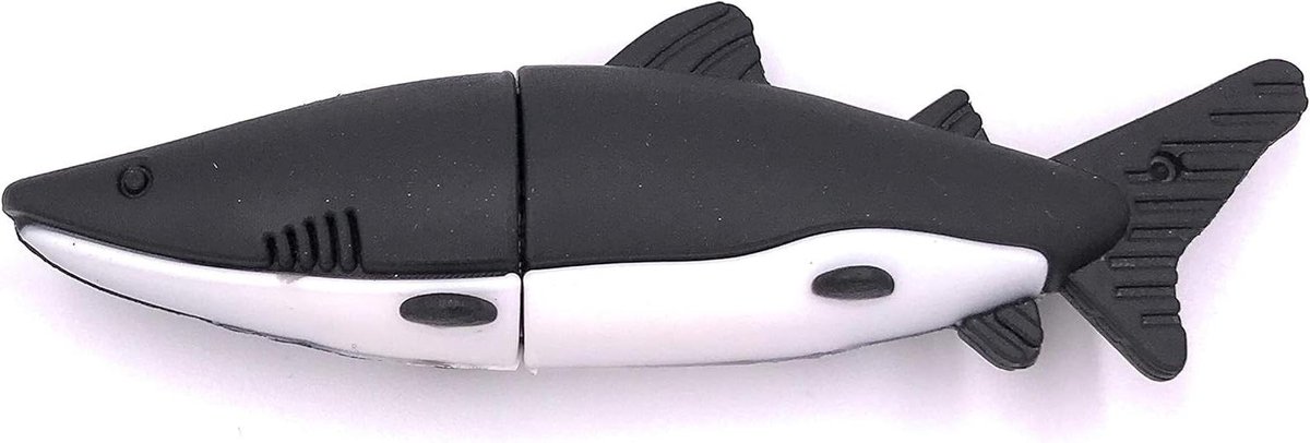 USB Stick Vis - Geheugenstick Pendrive - Data Opslag - Uniek Design - 16 GB - Zwart