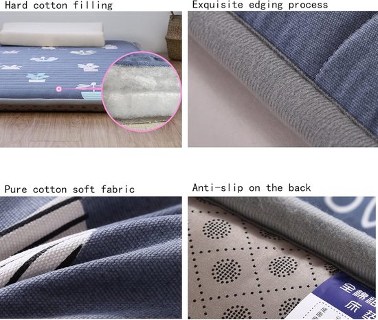 Japanse Vloermatras - Opvouwbaar Matras - Comfortabel Slapen - Dikte 3cm - 100x200cm - B5 — afbeelding 2