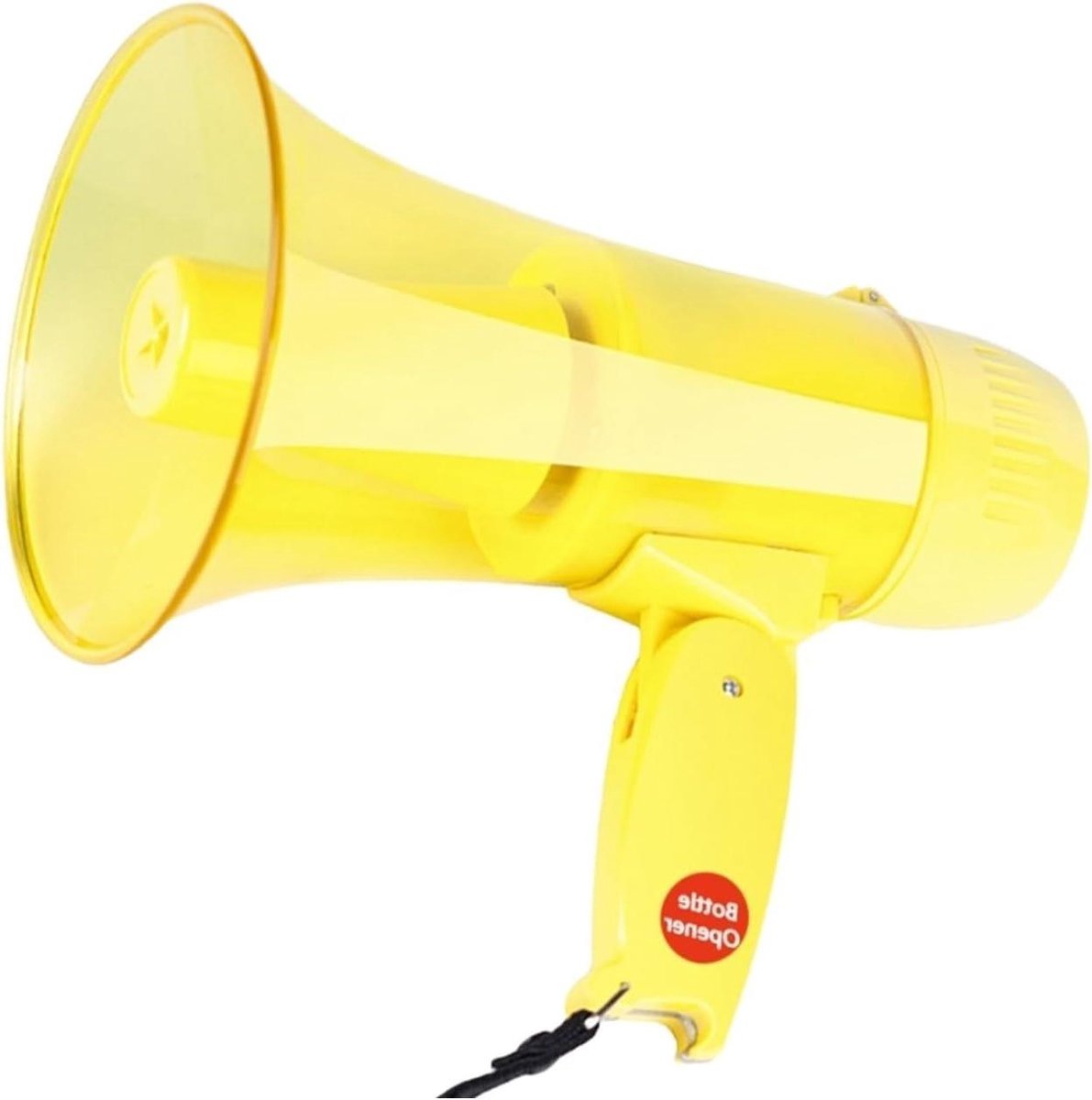 Draagbare Megafoon - Luidspreker Hoorn - Evenementen Aankondigen - Krachtig Geluid - 22.5*13.8cm - Geel