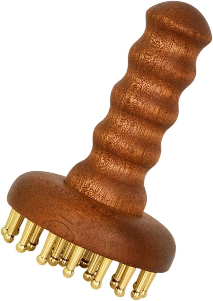 Massage Kam - Hoofdhuid Tool - Spierontspanning - 29 Tanden Ontwerp - 15 x 9 x 9 cm - Metaal