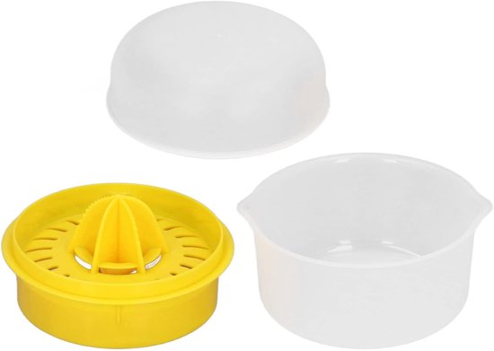 Citruspers - Sapmaker Handmatig - Verse Sappen Maken - Eenvoudige Bediening - Compact Formaat - Geel — afbeelding 4