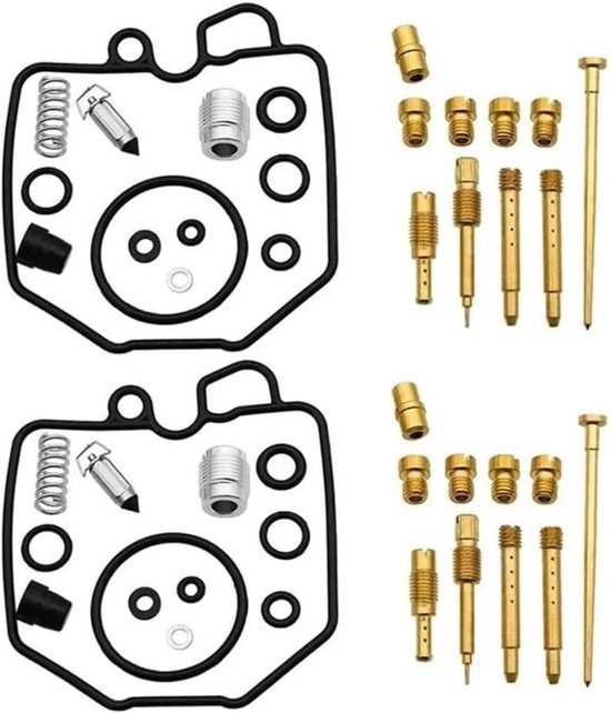 Motorfiets Carburateur Kit - Reparatieset Revisie - Motoronderhoud Optimaliseren - Nauwkeurige Brandstofregeling - 2 Delige Set - Afgebeeld — afbeelding 4
