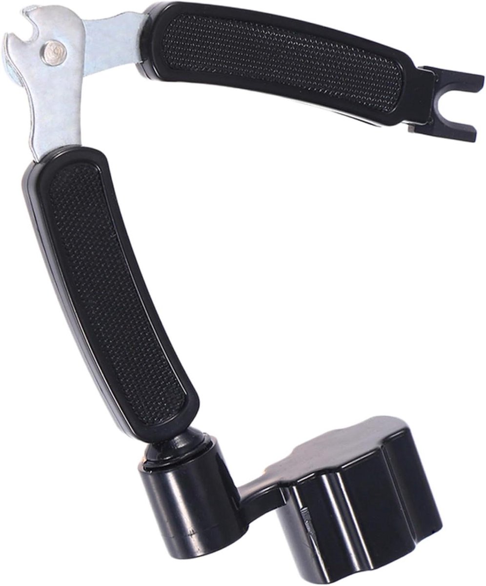 Gitaar Tool - Muziek Accessoire - Snaar Wisselen - 3-in-1 Multifunctioneel - 12 x 65 cm - Zwart