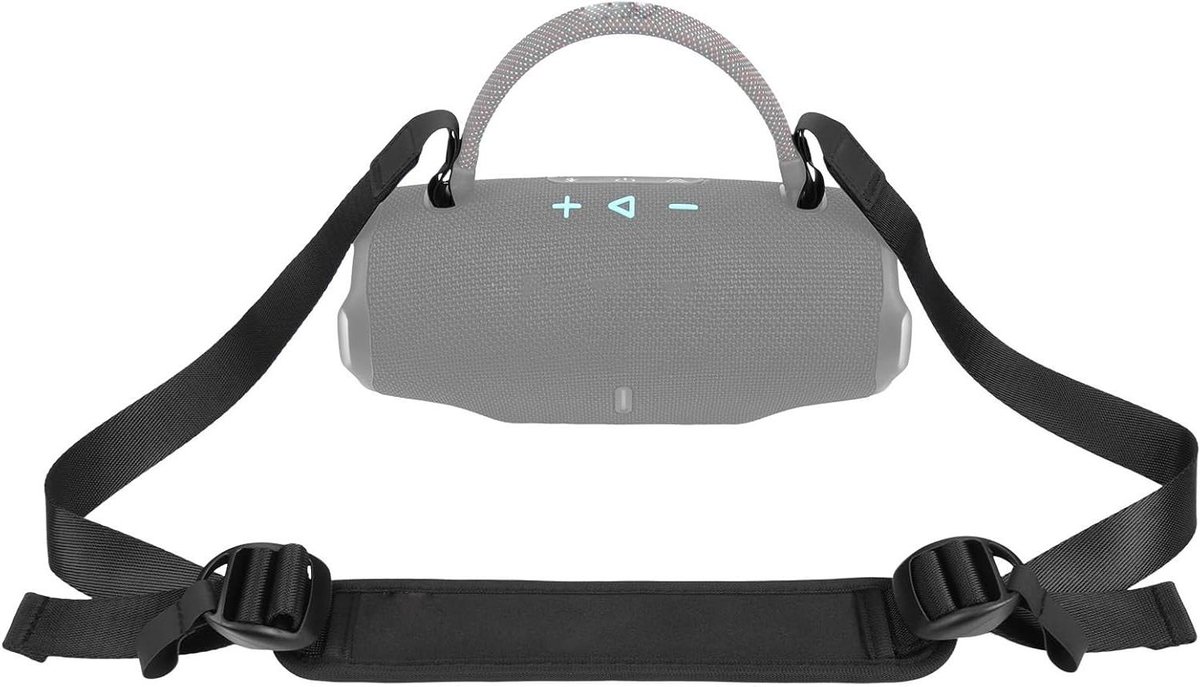 Draagband - Schouderband - Speaker Meenemen - Verstelbare Lengte - 125 cm - Zwart