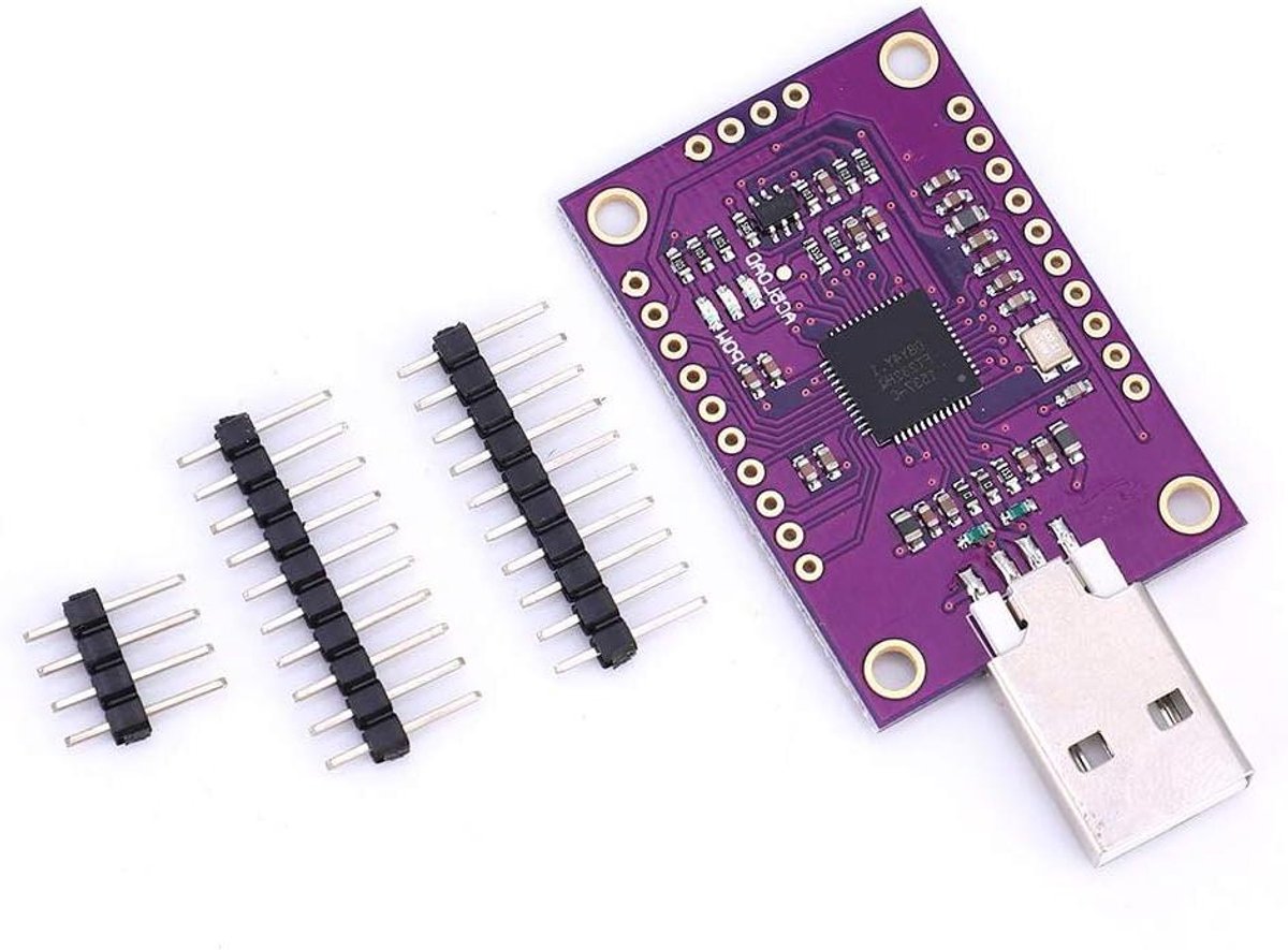USB naar Serieel Adapter - Converter Module - Data Overdracht - Hoge Snelheid - 12 MBaud - Groen