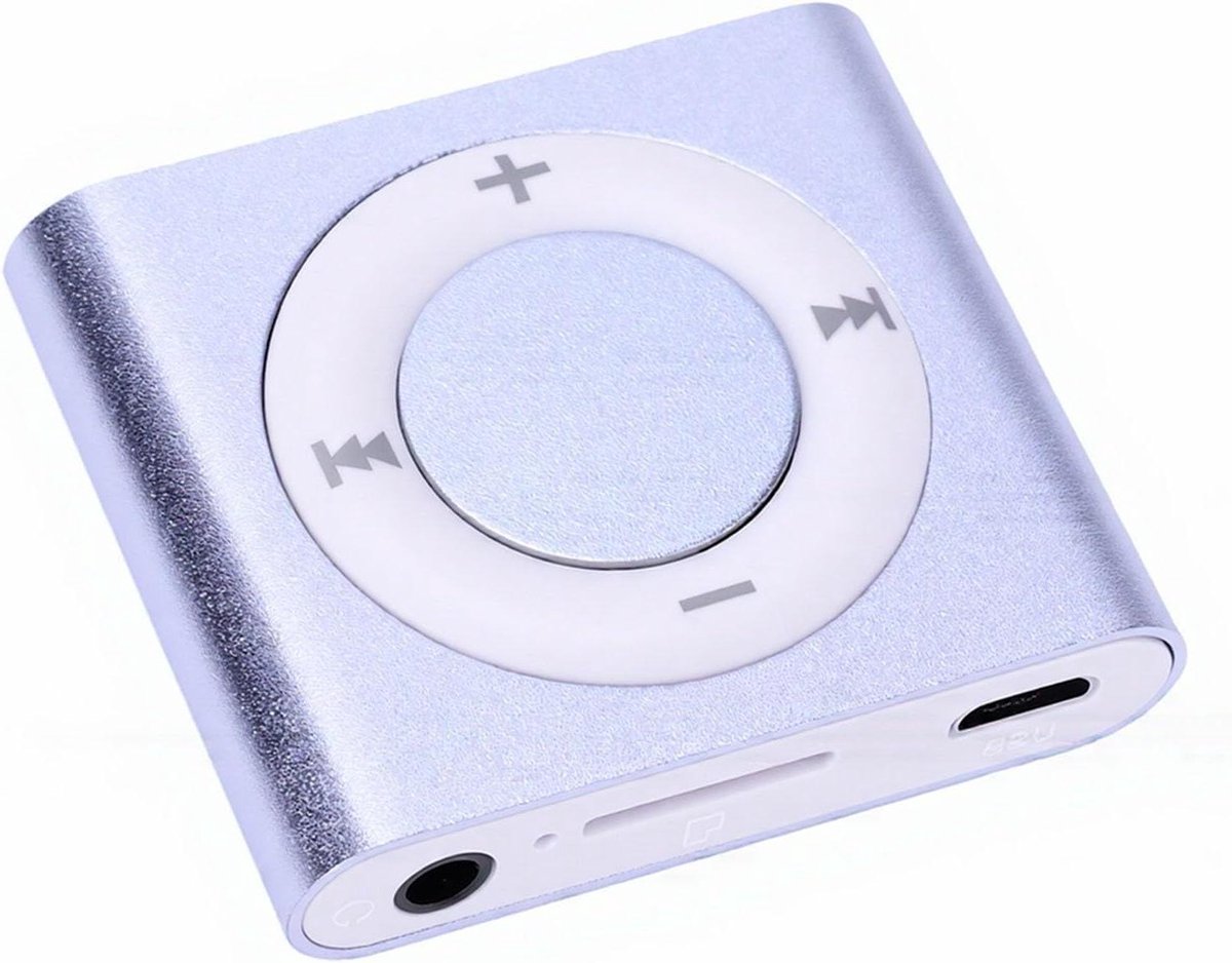 Draagbare MP3-speler - Muziekspeler - Muziek Luisteren - Ingebouwde HiFi luidspreker - 64 GB uitbreidbaar - Paars