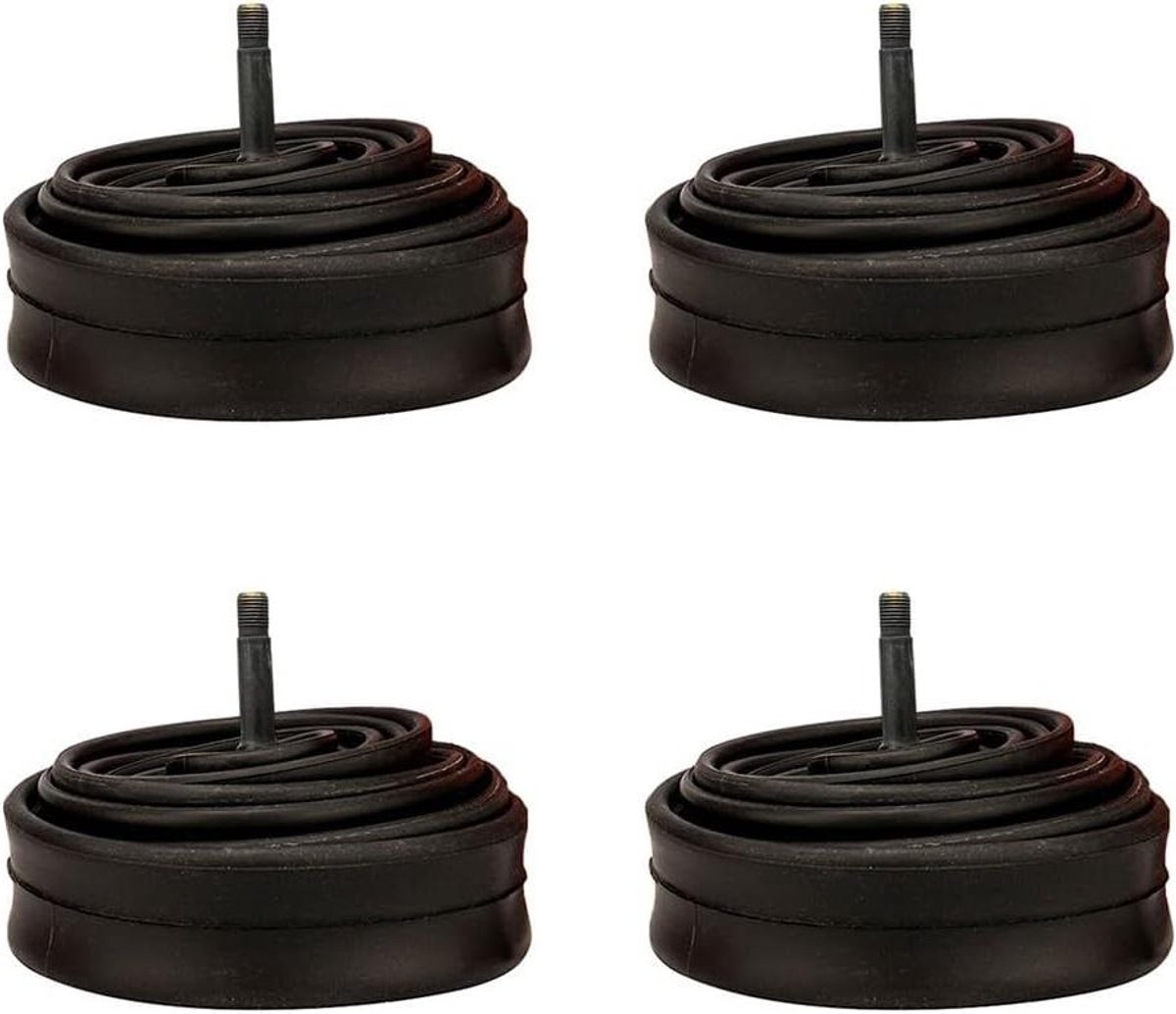 Fiets binnenbanden - Racefiets banden - Fietsen onderhouden - Heavy Duty Butyl Rubber - 4 stuks 700x18-23C - Zwart