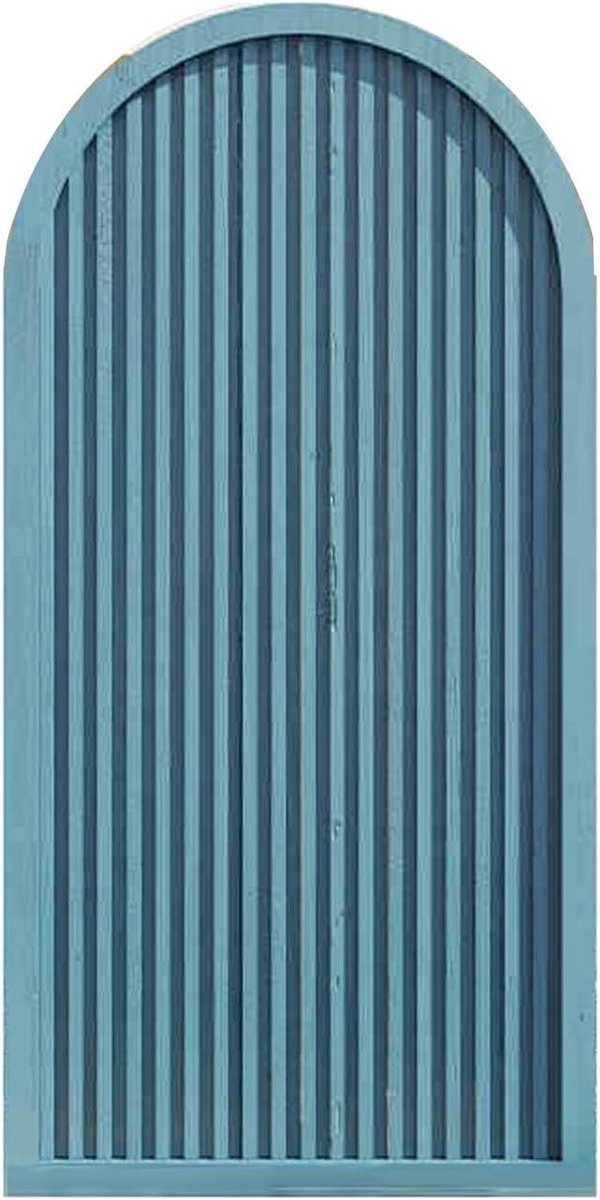 Houten tuinschermen - Vrijstaande schuttingen - Privacy creëren - Stevig pen-en-gat - 90x120cm - Blauw