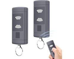 Draagbare afstandsbedieningen voor Hohmann HSE2, HSM4 en HSM2 garagedeuren; afstandsbedieningduplicator geschikt voor de Hohmann 40.685MHz-band.
