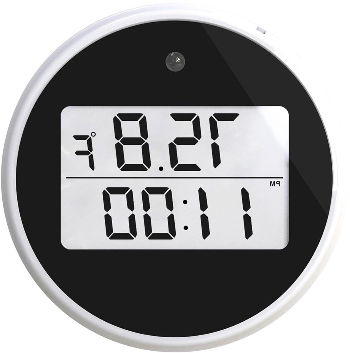 Digitale Zwembadthermometer - Watertemperatuurmeter Badthermometer - Temperatuur Meten - Drijvend en Waterdicht - 44 mm Diameter - Zwart