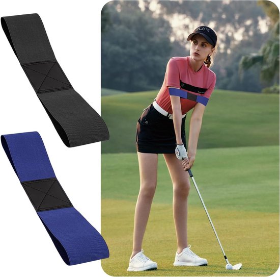 2 Stuks Golf Swing Trainer voor Beginners, Swing Alignment Corrector en Houdingscorrectie Armband voor Golfer, Geschikt voor Mannen, Vrouwen en Kinderen van Merkloos — afbeelding 3