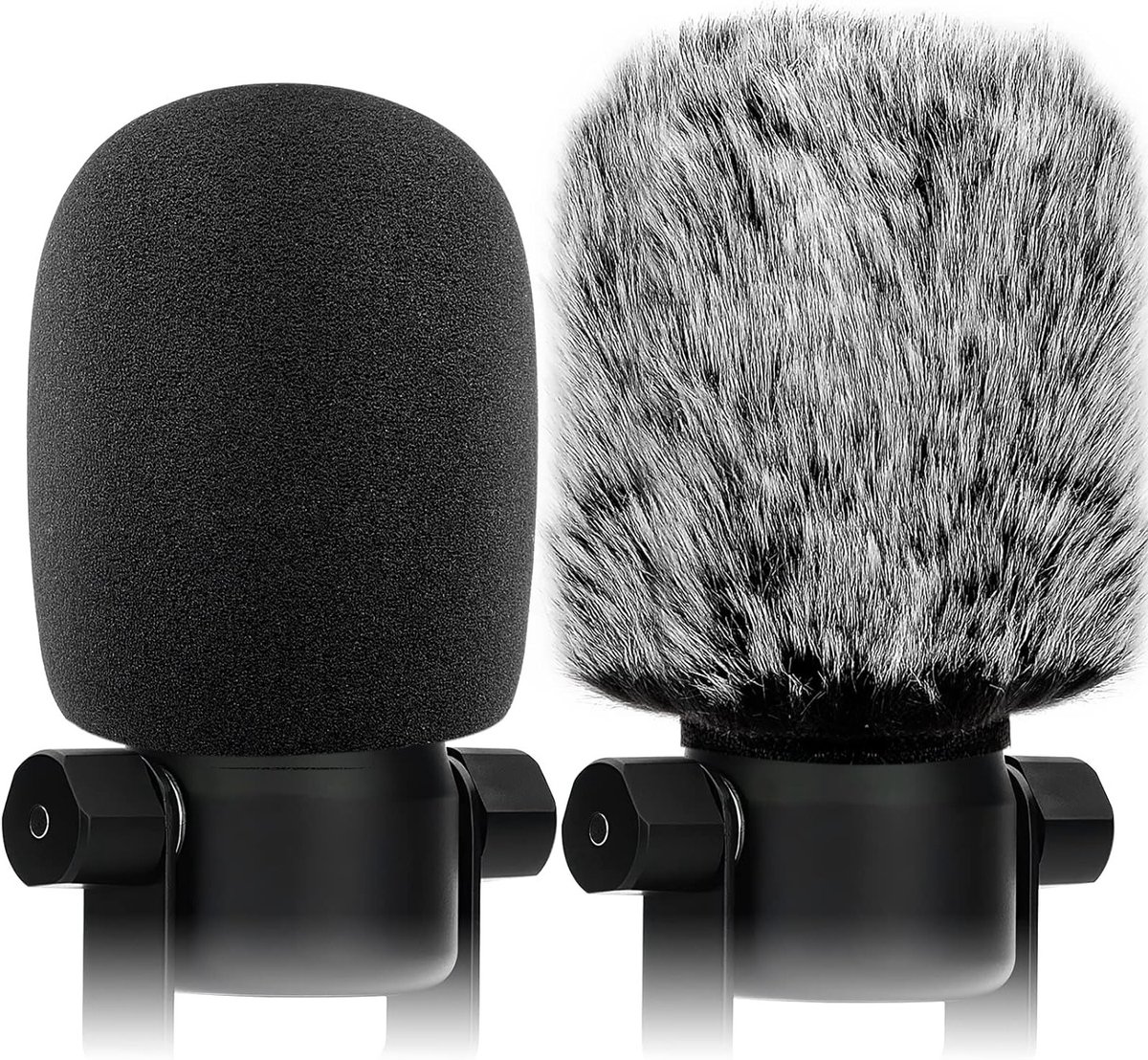 Popfilter en Windscherm Set voor Microfoons zoals Procaster, NT1, NT2-A en meer, 2-Pack voor Geluidsisolatie en Bescherming