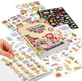 Stickerboek Volwassenen XL - 7500 Stickers voor Bullet Journal - Scrapbook - Journaling - Stickervellen en Losse Stickers - 180 Pagina's - Joya Creative