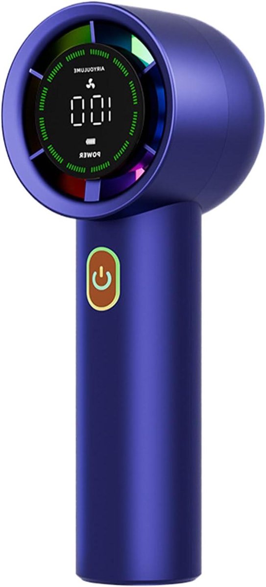 Draagbare Ventilator - Mini Cooler - Buiten Koelen - Bladloos Ontwerp - 167 cm - Blauw