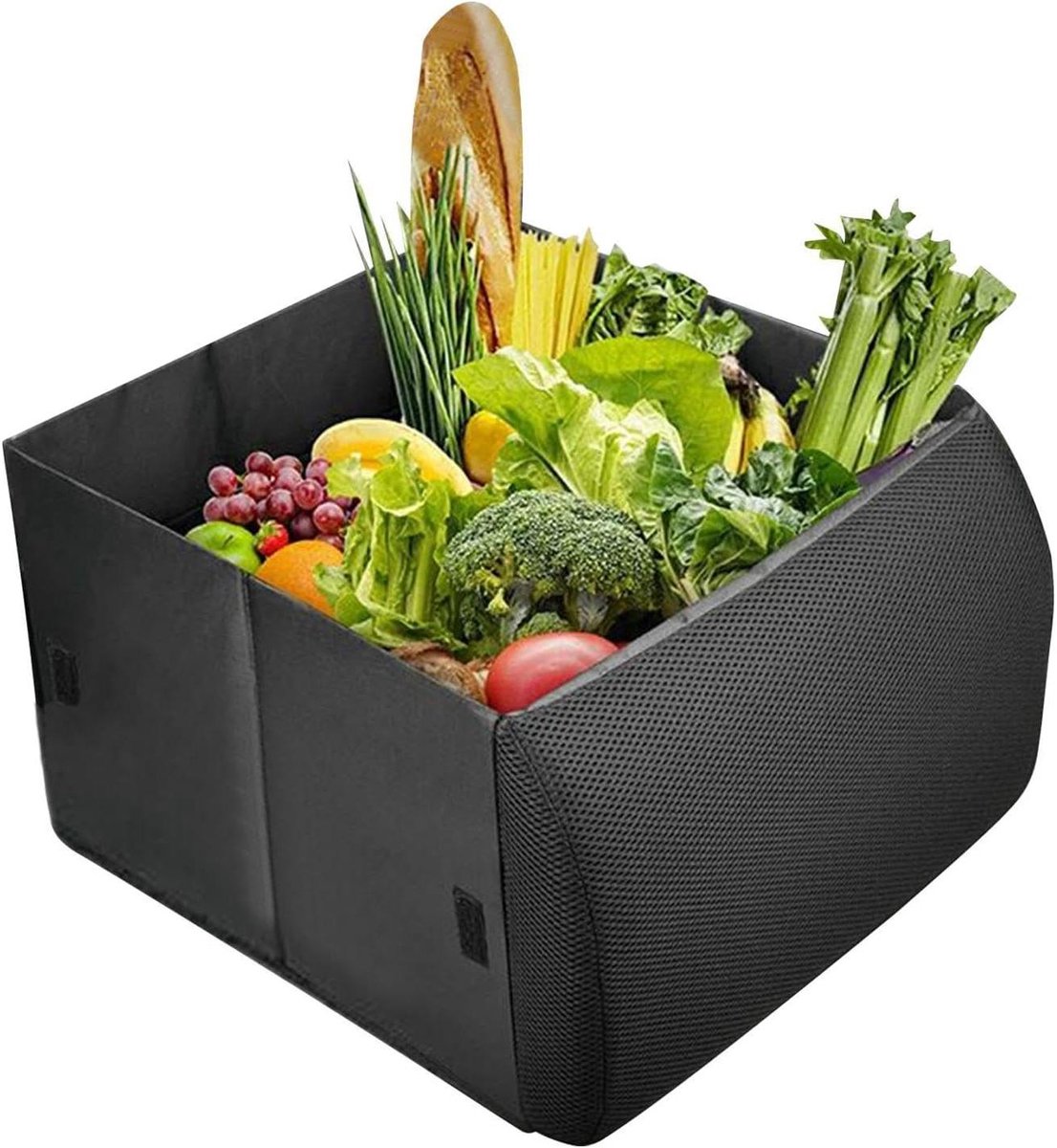 Opbergbox Achterbank - Auto Organizer - Reizen en Opslag - Met Lendensteun - 30 Liter - Zwart