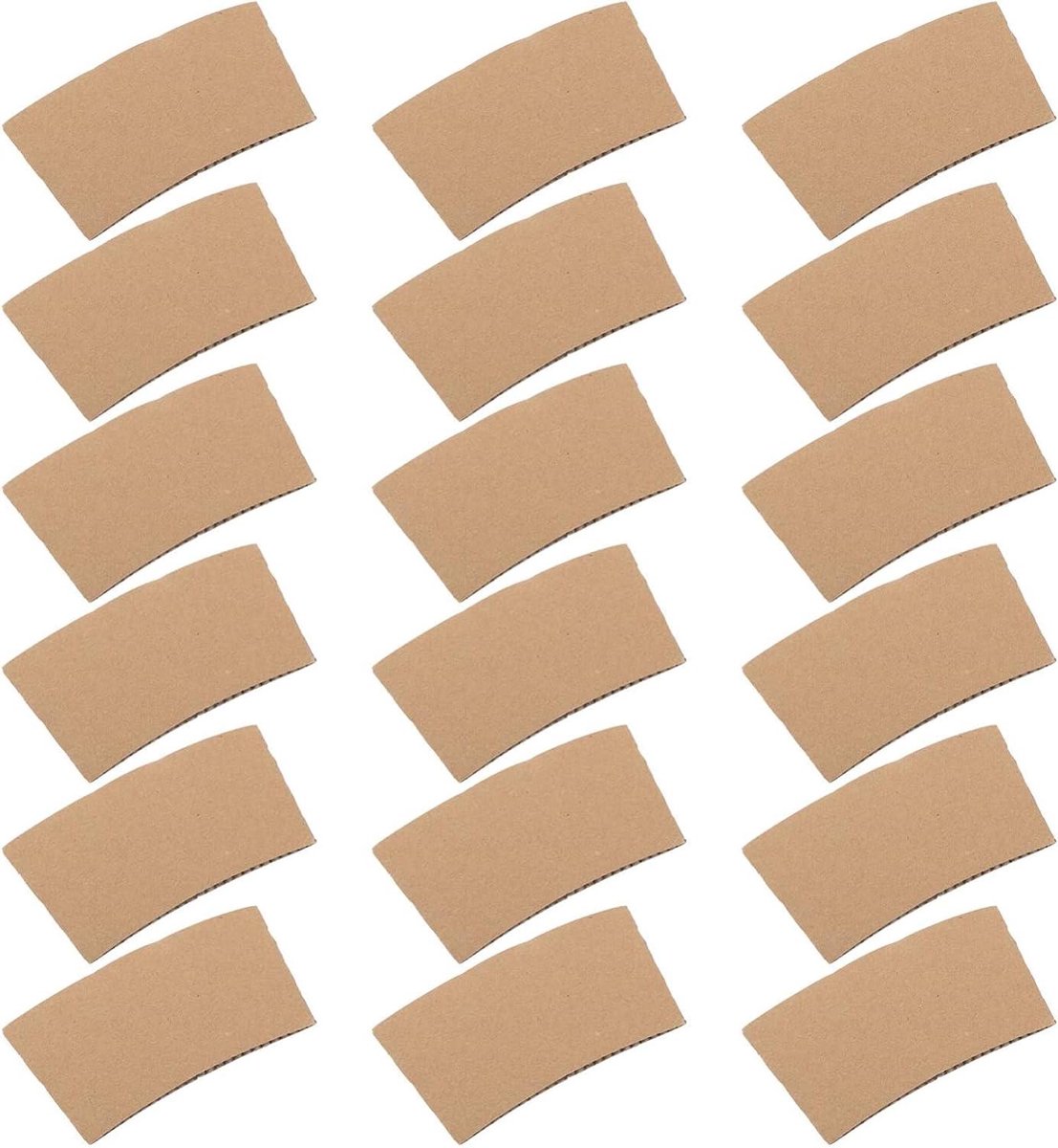 Koffiebeker Hoezen - Hittebestendig Papier - Warme Dranken - Recyclebaar Materiaal - 100 Stuks - Khaki
