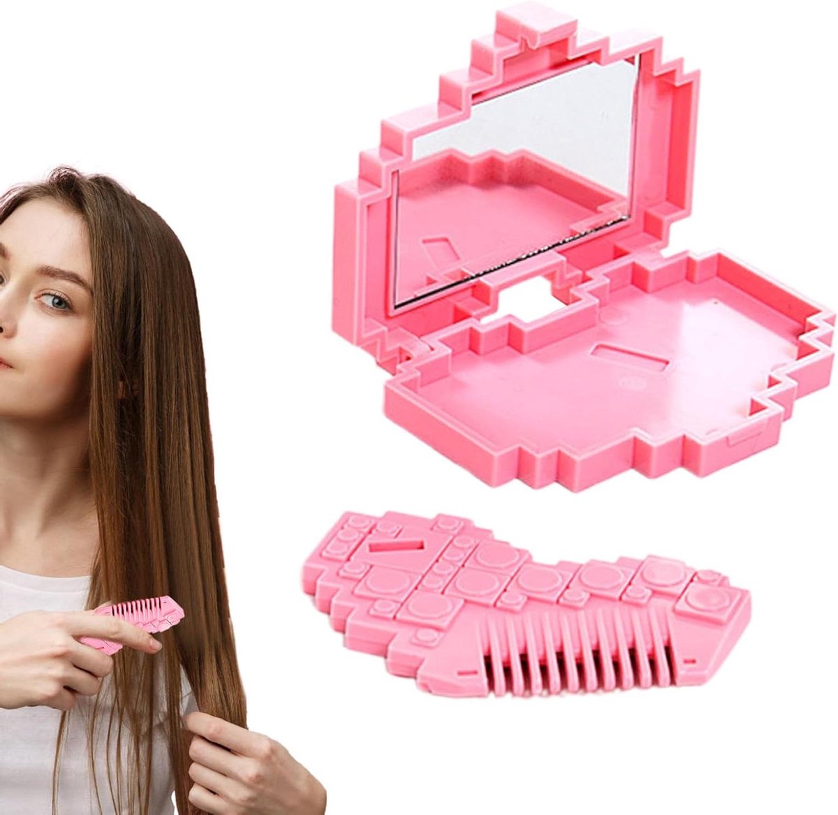 Split End Trimmer - Haar Trimmer Borstel - Haaronderhoud Thuis - Met Ingebouwde Spiegel