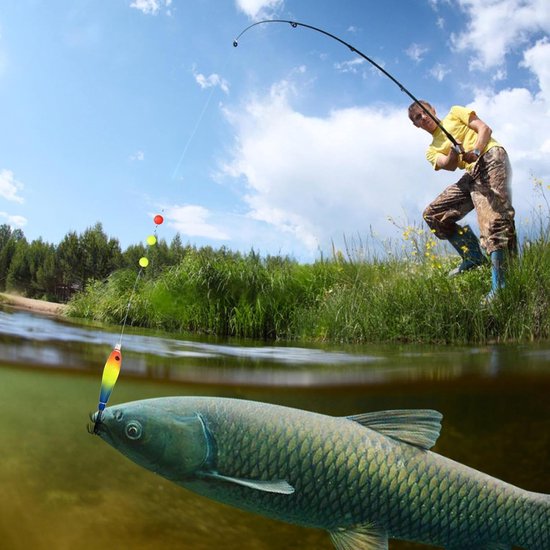 Inktvis Vis Aas - Kunstaas Zacht Plastic - Vissen in Zoutwater - Fosforescerende Imitatie - 5 stuks - Model A — afbeelding 3