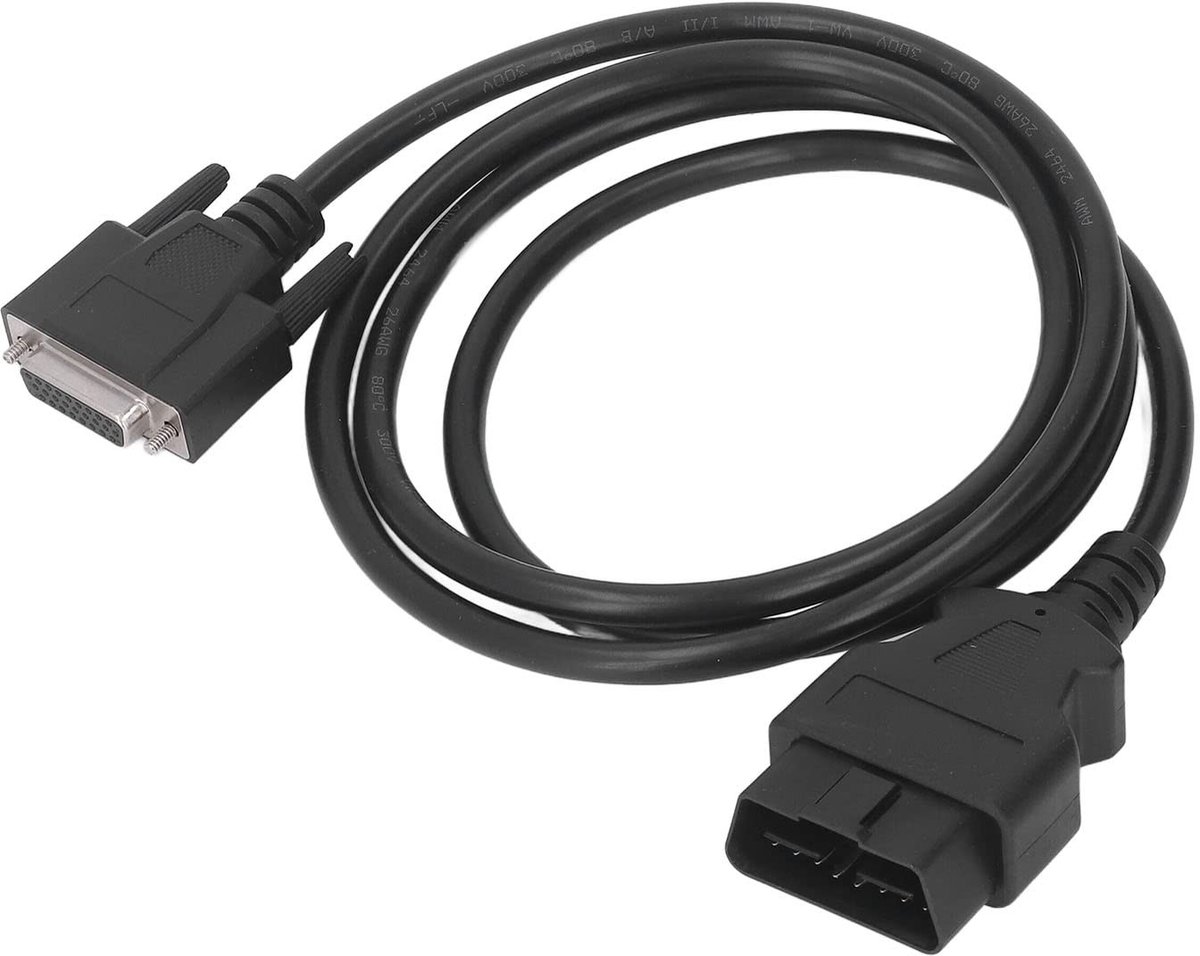 Dailygoody - 16PIN OBD2-kabel - OBDII-diagnosetool - Vervang oude kabels - Geschikt voor J1962-voertuigen - Upgrade diagnosekabel - Perfect voor Ford