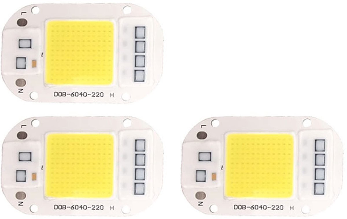 Dailygoody - LED Chip - Hoogvermogen - Energiezuinig - 6500K - Dimmer Lamp - Perfect voor binnen en buiten gebruik