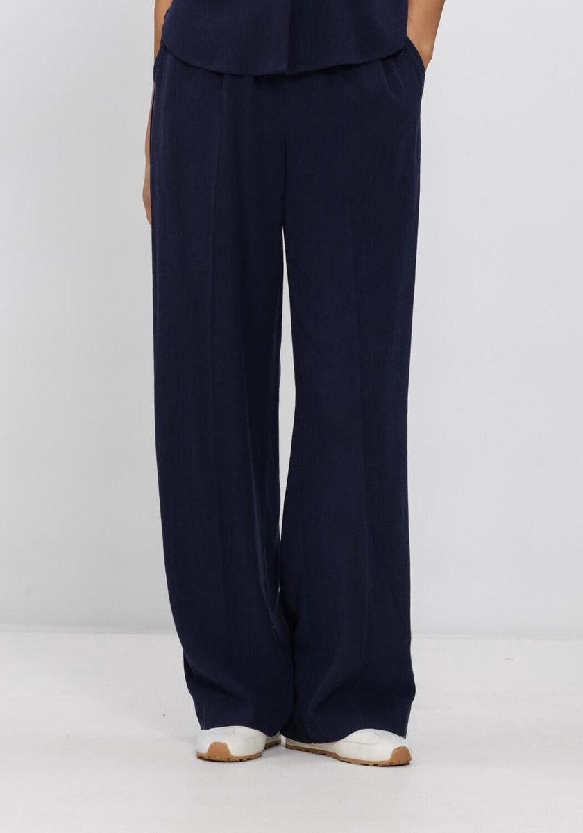 GRACE & MILA Ss2613034 Broeken Dames - Donkerblauw - Maat XS